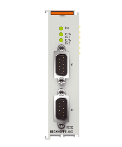 EL6002 | EtherCAT Terminal, 2-channel communication interface, serial, RS232, D-sub