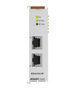 EL6653 | EtherCAT Terminal, 2-port communication interface, EtherNet/IP, scanner