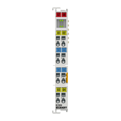 KL2404 | Bus Terminal, 4-channel digital output, 24 V DC, 0.5 A, 2-wire connection