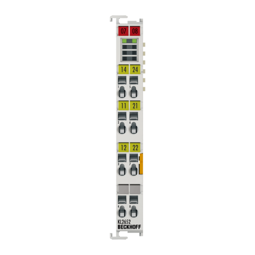 KL2652 | Bus Terminal, 2-channel relay output, 230 V AC, 300 V DC, 5 A