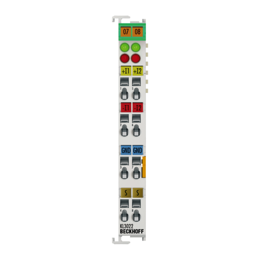 KL3022 | Bus Terminal, 2-channel analog input, current, 4…20 mA, 12 bit, differential