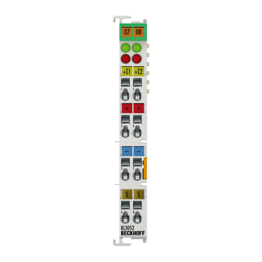 KL3052 | Bus Terminal, 2-channel analog input, current, 4…20 mA, 12 bit, single-ended