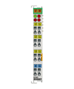 KL3403 | Bus Terminal, 3-channel analog input, power measurement, 500 V AC, 1 A, 16 bit