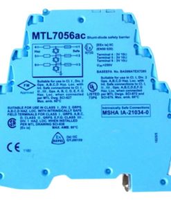 MTL7056AC | MTL Instruments | Isolated Safety Barrier (Stop Production. New Replacement : MTL7756AC 3 Channel Barrier With RTD / THC Input)