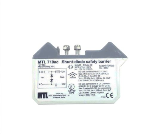 MTL710AC | MTL710ACMSA | MTL Instruments | Shunt-diode Safety Barrier (Stop Production. New Replacement : MTL7710+ MTL700 Barrier)