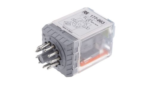 Releco PCB Mount Power Relay, 24V ac/dc Coil, 10A Switching Current, 3PDT