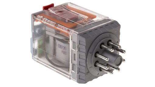 Releco Plug In Power Relay, 230V ac Coil, 10A Switching Current, DPDT