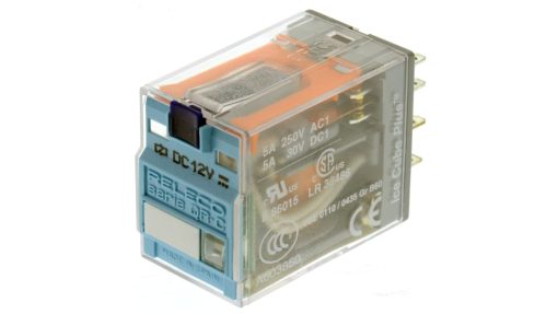 Releco Plug In Power Relay, 12V dc Coil, 5A Switching Current, 4PDT