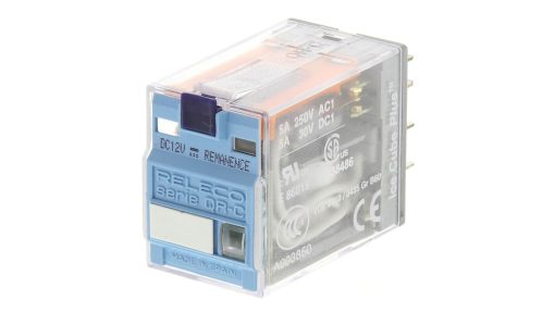 Releco Plug In Latching Power Relay, 12V dc Coil, 5A Switching Current, DPDT
