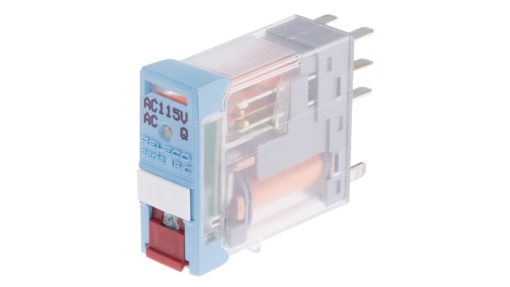 Releco PCB Mount Power Relay, 115V ac Coil, 5A Switching Current, DPDT