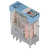 Releco PCB Mount Power Relay, 24V ac/dc Coil, 5A Switching Current, DPDT